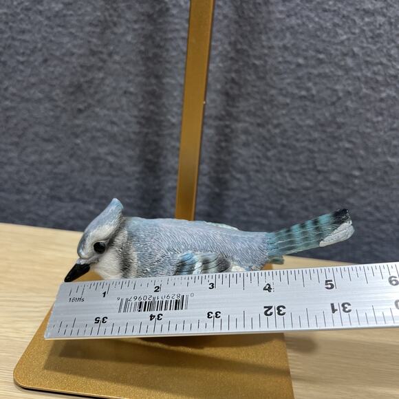 Blue Jay Family Birds Resin Mom Dad Baby Lof of 3 Excellent Condition - Picture 10 of 11